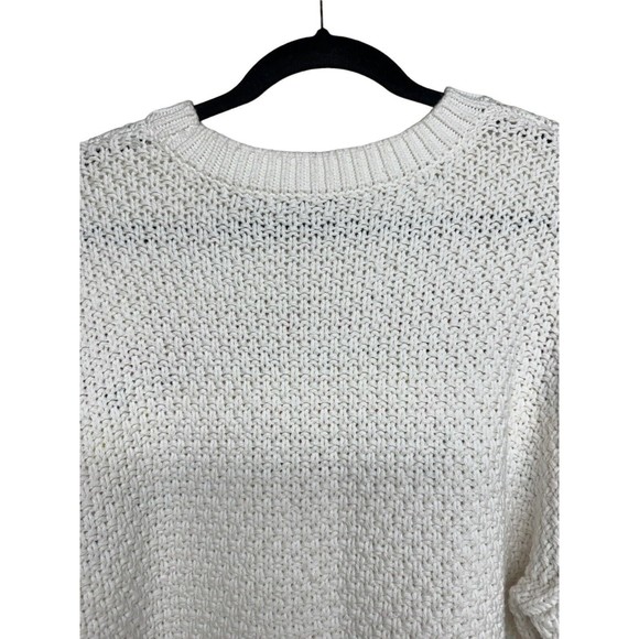 Alice and Olivia Claudette Ribbon Fringe Sweater Women’s Size Large - Picture 4 of 11